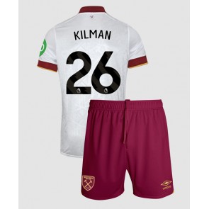 West Ham United Max Kilman #26 Dětské Alternativní dres komplet 2024-25 Krátký Rukáv (+ trenýrky)